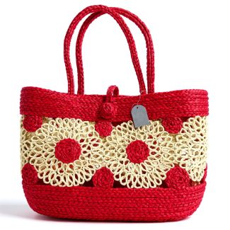 Pink & Red Structured Mini Handbag - Casual Summer Carryall