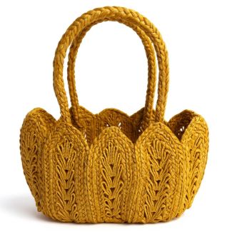 Natural Jute Everyday Tote - Flat Profile Market Bag with Print