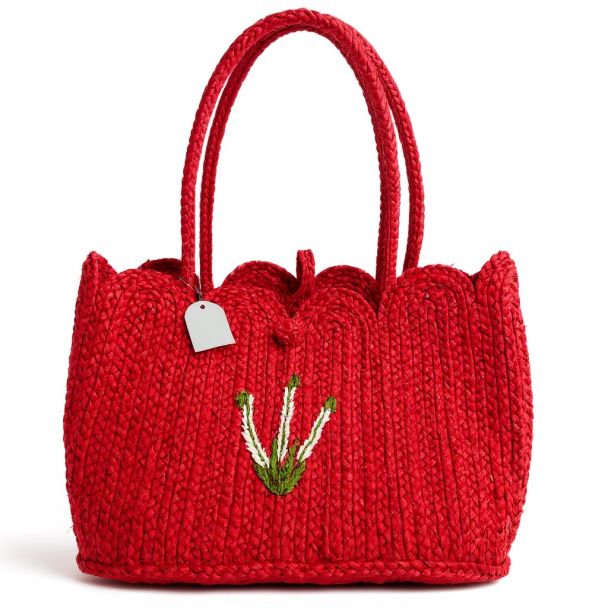The Solstice Jute Beach Tote - Large Market Casual Day Bag