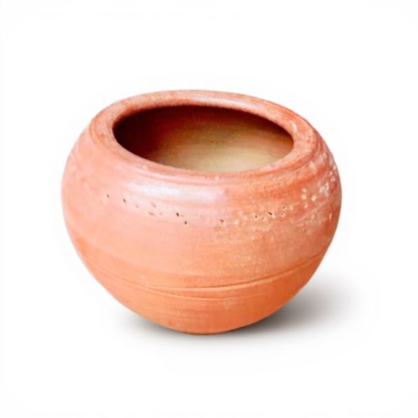 Wide Mouth Terracotta Planter - Ideal for Indoor Plants & Herbs